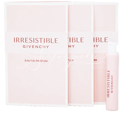 Burberry Givenchy Irresistible Eau de Parfum 0,03 oz frasco mini frascos 3 peças perfume - Imagem 1 de 2