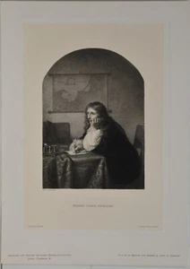 Schultheiss / Bildnis Caspar Netscher / Radierung /100 Jahre Felsing / Berlin - Picture 1 of 3