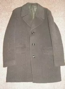 Gents JOHN COLLIER Menswear Heavyweight Wool Overcoat Size 44" Chest - Picture 1 of 9