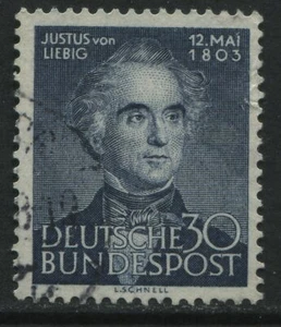 Germany 30 pf blue Justus von Liebig used - Picture 1 of 1