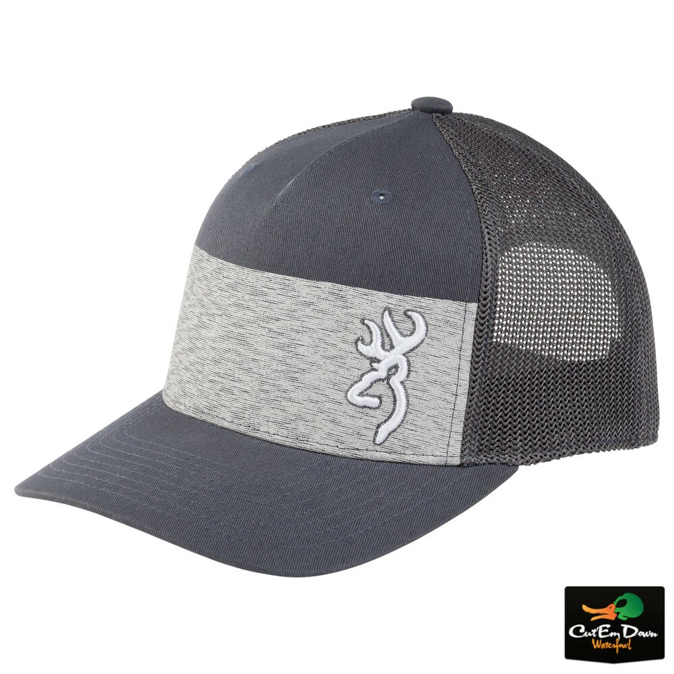 NEW BROWNING BANNER BUCKMARK LOGO MESH BACK CAP SNAP BACK HAT - Image 1 of 1