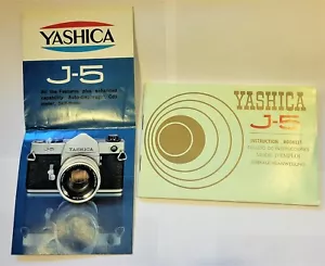 Folleto de instrucciones Yashica J-5, manual con folleto original, envío gratuito - Imagen 1 de 3