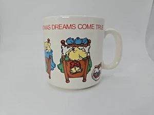 Vintage Russ Berrie May All Your Christmas Dreams Come True Mug Cup 360 England - Picture 1 of 10