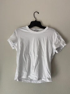 James Perse Women's White Vintage Little Boy Crewneck T-Shirt SZ 0 - Picture 1 of 2
