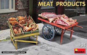MiniArt 1/35 35649 WWII Meat Products with Cart (Buildings & Accessories) - Picture 1 of 1