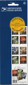 Scott #3457e 4 Flowers Booklet of 20 Stamps - Sealed - Picture 1 of 2