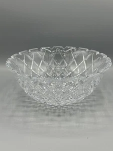 Escotilla cruzada Rogaska 8,5" con borde con muescas cuenco de cristal - Imagen 1 de 9