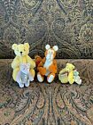 Adorable Hand Made Winnie the Pooh Bears Set by Unknown Artist in Excellent Cond