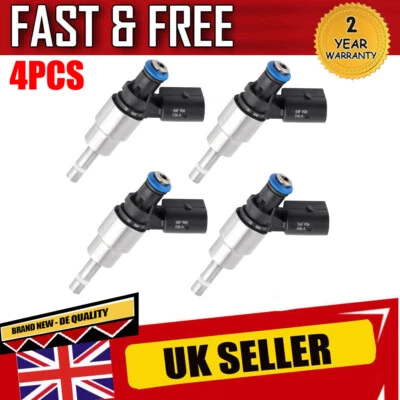 4X Fuel Injector 06F906036A For Audi A3 A4 TT VW Passat GOLF TFSI 2.0 0261500020 - Image 1 of 4