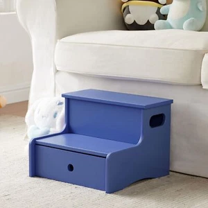 Kings Brand Furniture Toddler Step Stool for Kids with Storage, Baby Lavender - Picture 1 of 7