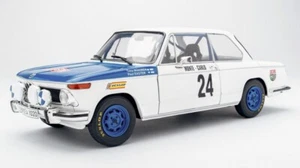 Modellino auto scala 1:18 BMW 2002 Ti RALLY MONTECARLO 1969 modellismo diecast - Foto 1 di 1