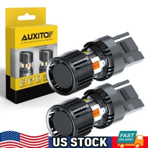 No Hyper Flash 7443 7444NA Switchback LED Turn Signal Parking Lights Bulbs - Picture 1 of 15