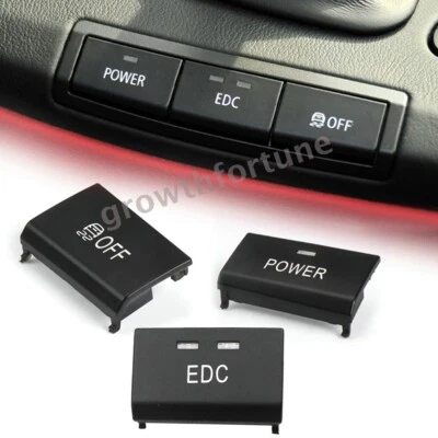 3x Center Console Switch Button Cap For BMW E90 E92 E93 M3 2005-2012 61317841136 - Image 1 of 4