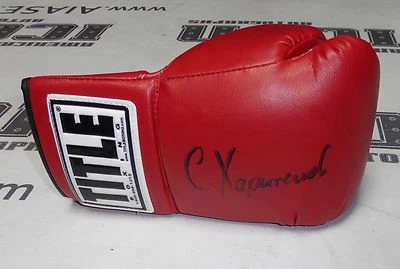 Sergei Kharitonov Signed Boxing Glove PSA/DNA Bellator Glory Pride K-1 Autograph - Image 1 of 4