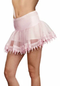 Women Pink Angelica Petticoat One Size Dreamgirl 7806 - Picture 1 of 1