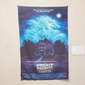Fright Night - arazzo 2x3 piedi - striscione film horror bandiera da parete vampiro v - Foto 1 di 10