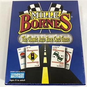 Mille Bornes Parker Brothers 1998 #1020 Clásico Auto Carrera Juego de Cartas NUEVO Sellado - Imagen 1 de 12