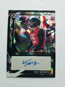 2022 Leaf Pro Set Football #PA-TMB Trey McBride Autograph Ice #10/10 Rookie RC - Picture 1 of 3