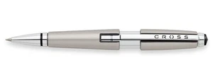 CROSS TITANIUM EDGE ROLLERBALL PEN WITH GEL INK & CHROME APPOINTMENTS #AT0555-5 - Picture 1 of 7