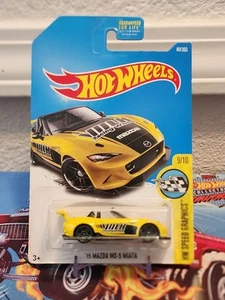 Hot Wheels '15 Mazda Mx-5 Miata HW Speed Graffics T19 - Picture 1 of 3