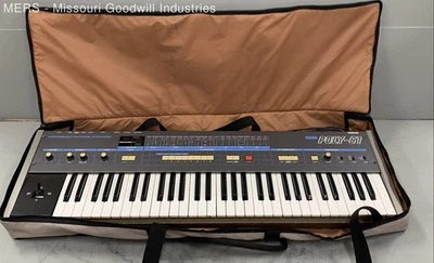 Vintage Korg Poly-61 Synthesizer elektronisches Keyboard 61 Tasten Musikinstrument - Bild 1 von 4