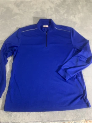 Grand Slam Royal Blue 1/4 Zip Pullover Unisex XL Golf Tennis Soccer Warmup - Image 1 of 4