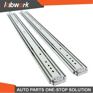 Labwork Heavy Duty 32" Drawer Slides With Lock 500lb Full Extension Ball Bearing - Picture 1 of 21