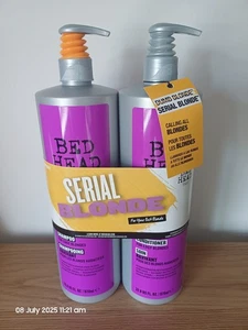 Bed Head Shampoo & Conditioner TIGI Serial Blonde Restoring Twin Pack 970ml Each - Picture 1 of 5