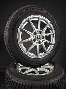 4 ruedas de invierno 205 60 R16 Mercedes A B clase CLA W177 W247 W118 16" llantas de aluminio - Imagen 1 de 5
