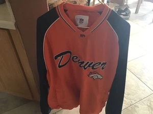 Denver Broncos NFL XL Pullover Forrado Windshirt/Chaqueta - ¡Bonito! - Imagen 1 de 5