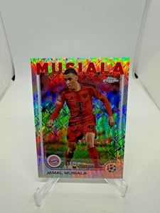 2024-25 Topps Chrome UEFA Jamal Musiala Toppsfractor /52 Bayern - Picture 1 of 2