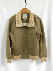 visvim Redwood Knit Collar Jacket Cotton Beige Size M Casual #EF BDB - Picture 1 of 6