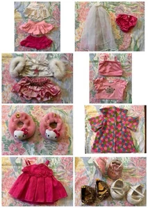 Build A Bear Lot Clothes LTD Too Shirts Skirts Dress Skechers Shoes Hello Kitty - Picture 1 of 14