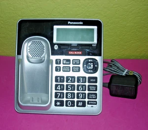 PANASONIC KX-TG994SK KX-TGF970 MAIN BASE w/ADAPTER FOR HANDSET KX-TGFA97S  D5.2 - Picture 1 of 7