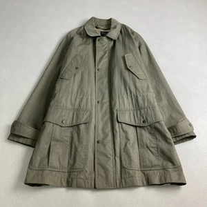 Burberry Military Jacket Cotton Nylon Khaki L M426 M426 - Picture 1 of 9