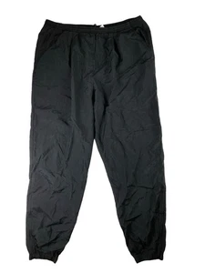 Nike Vintage 90s Black Tag Herren XL elastischer Bund Windbreaker sportliche Baggy Hose - Bild 1 von 9