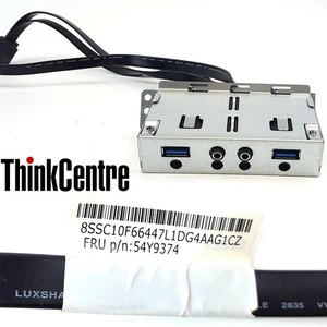Panel Frontal Lenovo M93 M93p Orig. 54Y9374 Puertos Usb 3.0 In/Out De Audio - Imagen 1 de 2