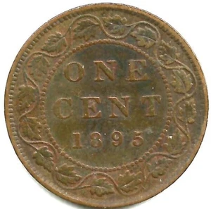 Centavo grande de Canadá 1895 en muy buen estado - Imagen 1 de 1