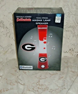 UNIVERSITY OF GEORGIA BULLDOGS MAGMA LAVA LAMP BLUETOOTH SPEAKER GAME DAY PARTY - Picture 1 of 3