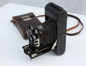 Rare French Folding Camera 7x 10.5cm Hermagis Paris Anastigmat Magir - Picture 1 of 10