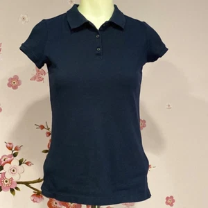 Camiseta polo Old Navy 97 % algodón azul marino talla L para mujer ¡XS! - Imagen 1 de 8