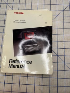 TOSHIBA T3100SX TRAGBARER PERSONAL COMPUTER REFERENZHANDBUCH C121-1289M1 - Bild 1 von 3