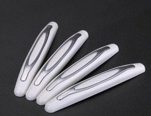 WHITE 4PCS Car Door Edge Guard Scratch Strip Anti-scratch Protector Car Accessor - Picture 1 of 4