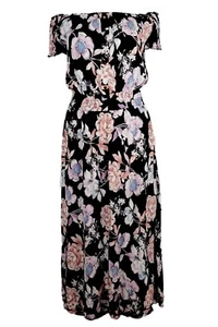 NWT Plus Floral Maxi Dress - Picture 1 of 3