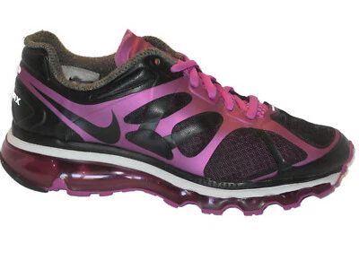 Nike Air Max Running Training Shoes Women Sz 5.5 EUR 36 Purple Black 487679-005 - Image 1 of 4