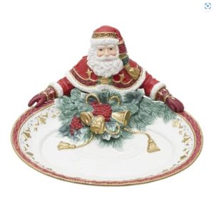 Fitz and Floyd art. 1023005 coppa ceramica decorata a mano 31x16cm - Imagen 1 de 3