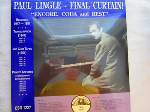 Paul Lingle, Final Curtain, LP 1982, Stride Piano, Ragtime Traditional Jazz - - Foto 1 di 1