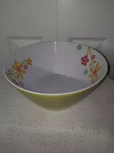Melamina - Verde y Blanco - Cuenco para Servir 10" X 5" - Imagen 1 de 4