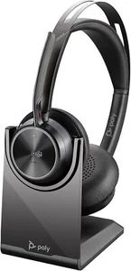 Poly - Voyager Focus 2 UC USB-A Zestaw słuchawkowy ze stojakiem (Plantronics) Bluetooth - Zdjęcie 1 z 1
