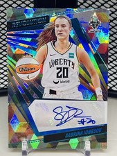 SABRINA IONESCU AUTO CUBIC SP #d 19/50 NY LIBERTY 2023 REVOLUTION WNBA CARD